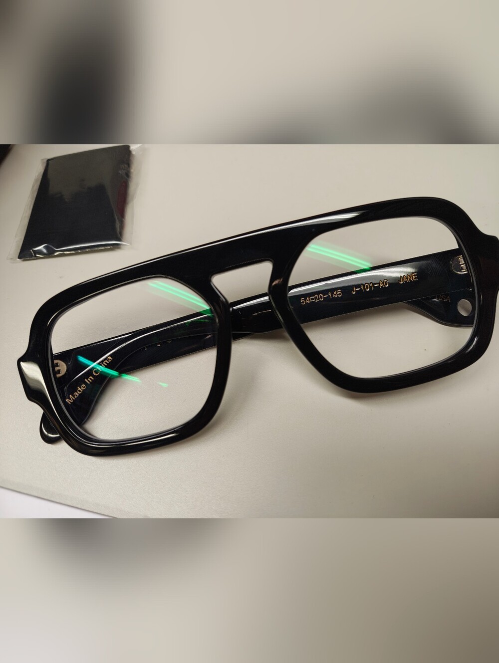 Elisa Johnson Jane Gloss Black Optical